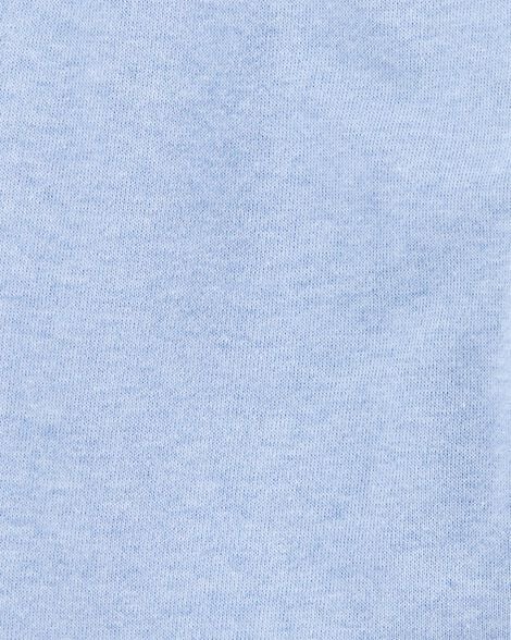 Product image 3 of Kid 2-Piece Hooded French Terry Tee & Shorts Set - Blue