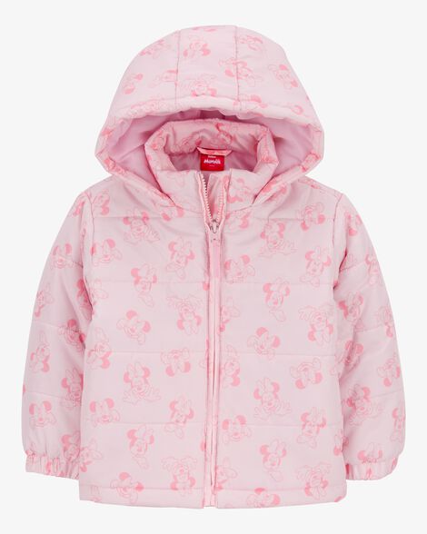 Product image 1 of Toddler Minnie Mouse Puffer Jacket - Pink