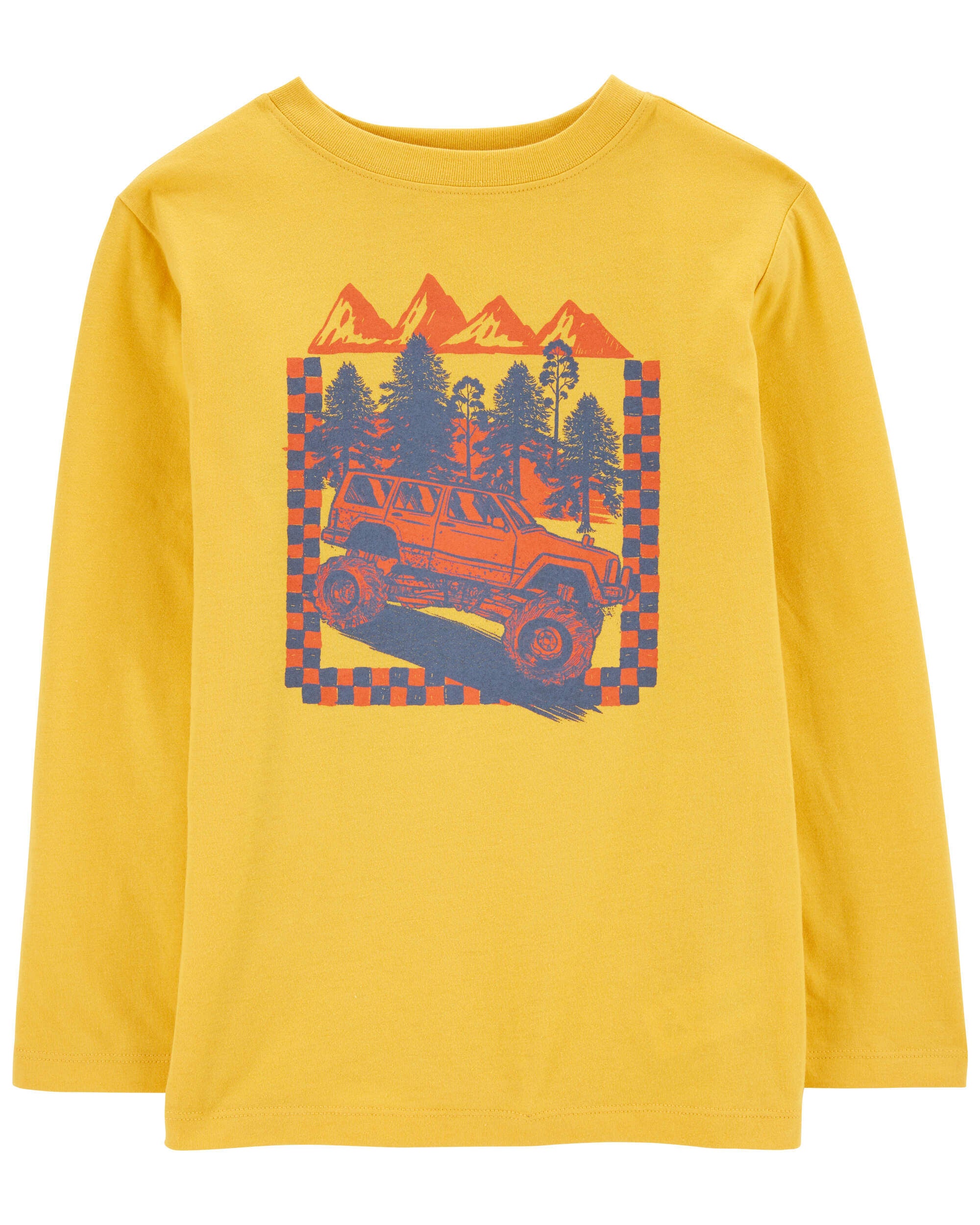 Kid Monster Truck Long-Sleeve Graphic Tee