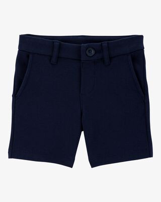 Product image 1 of Toddler Ponte Knit Uniform Shorts - Navy