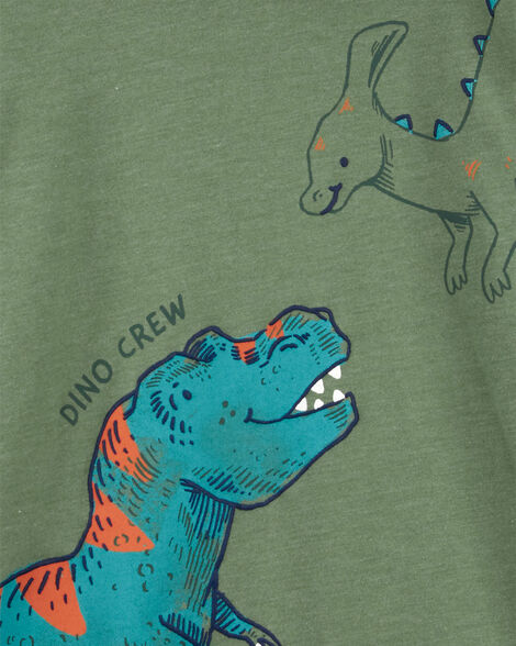 Product image 2 of Toddler 2-Piece Dinosaur Hooded Tee & Jogger Set