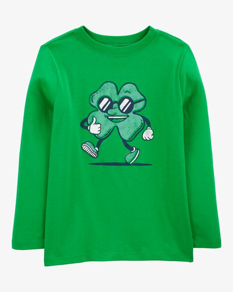 Product image 1 of Boys St. Patrick's Day Long-Sleeve Tee - Green