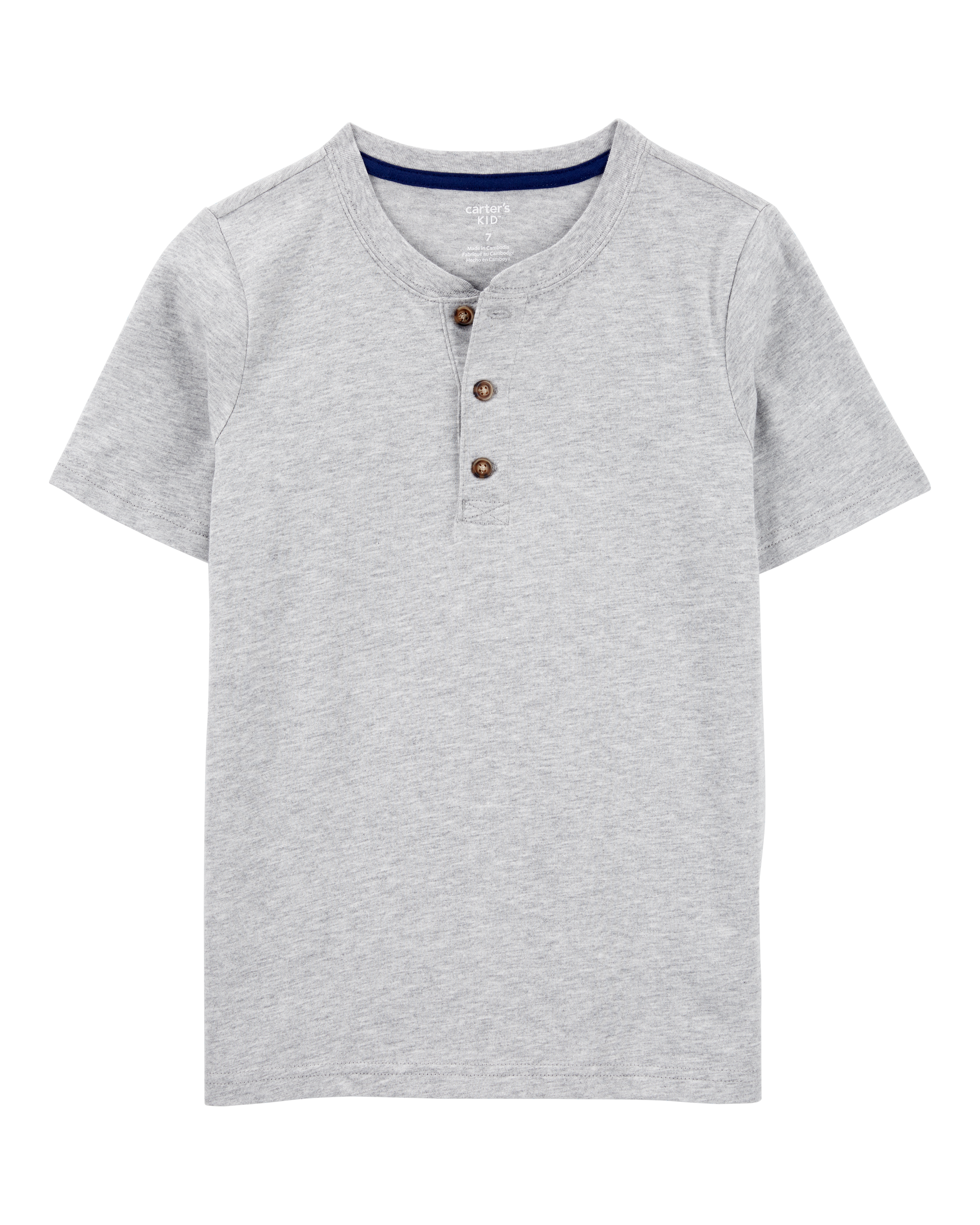 Kid Short-Sleeve Henley Tee