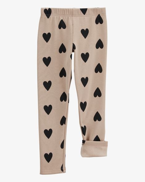 Fleece Leggings Carters Girls Leggings Floral Cozy Leggings