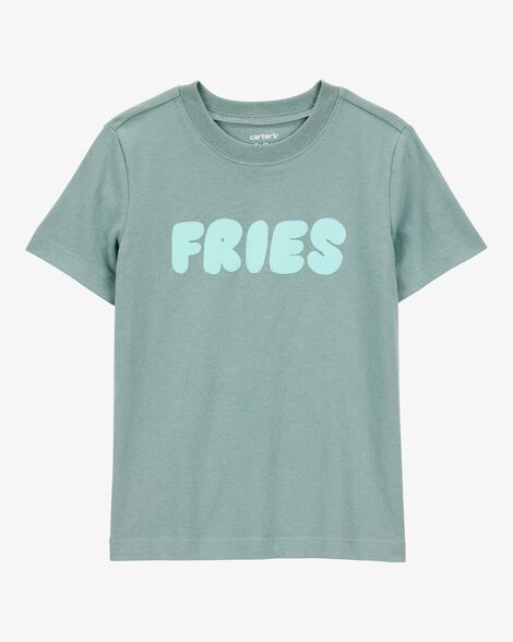  Product image 1 of Toddler Fries Short-Sleeve Graphic Tee - Green