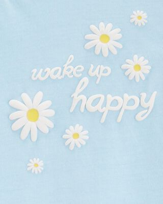 Product image 2 of Kid Daisy Loose Fit 2-Piece Pajamas - Blue