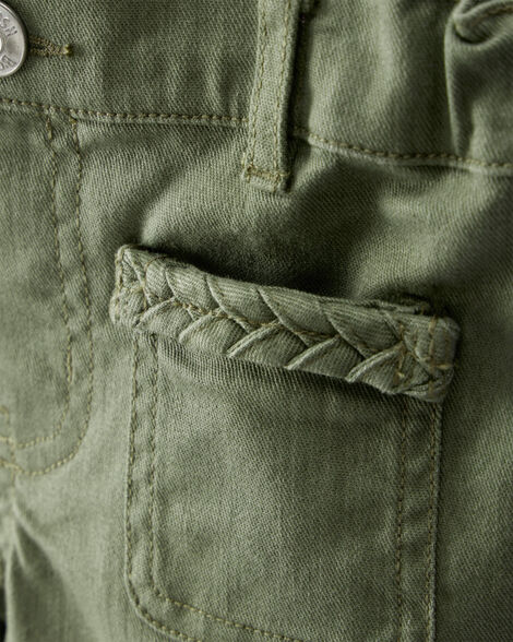 Product image 3 of Baby Girl Cotton Flare Pants - Green