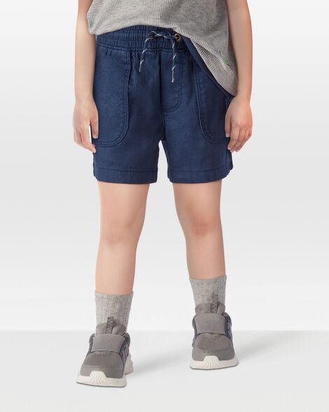  Product image 2 of Toddler Pull-On Twill Shorts - Navy