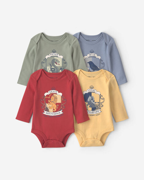 baby 4-pack harry potter® long-sleeve multipack bodysuits