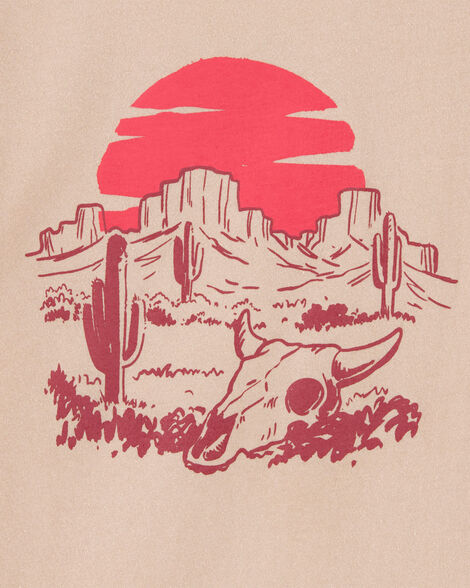 Product image 2 of Kid Desert Landscape Short-Sleeve Graphic Tee - Khaki