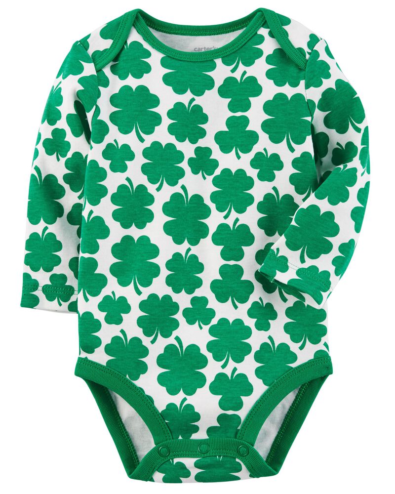 Long Sleeve St Patrick S Day Bodysuit Carters Com