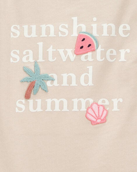  Product image 3 of Toddler Sunshine, Saltwater and Summer Graphic Tee