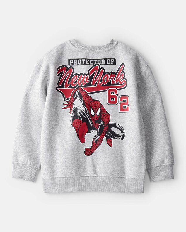 Product image 2 of Boys ©Marvel Spider-Man Pullover Sweatshirt - Grey