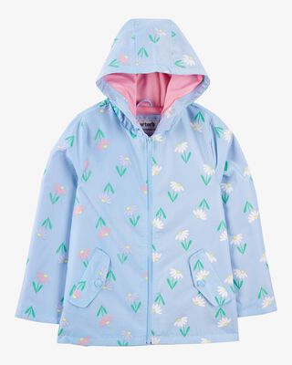 Product image 2 of Kid Color Changing Rain Jacket - Blue