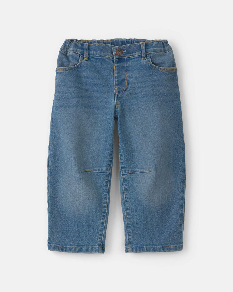 OshKosh B'gosh Toddler Girl Denim Barrel Jeans - Medium Wash 12M Medium Wash
