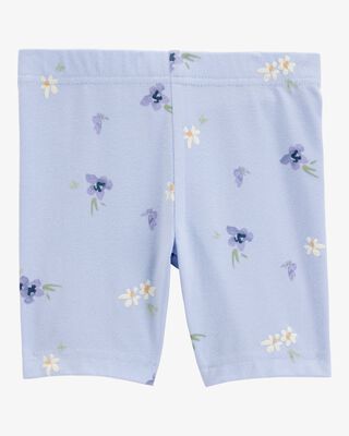 Product image 2 of Toddler Floral Bike Short - Blue