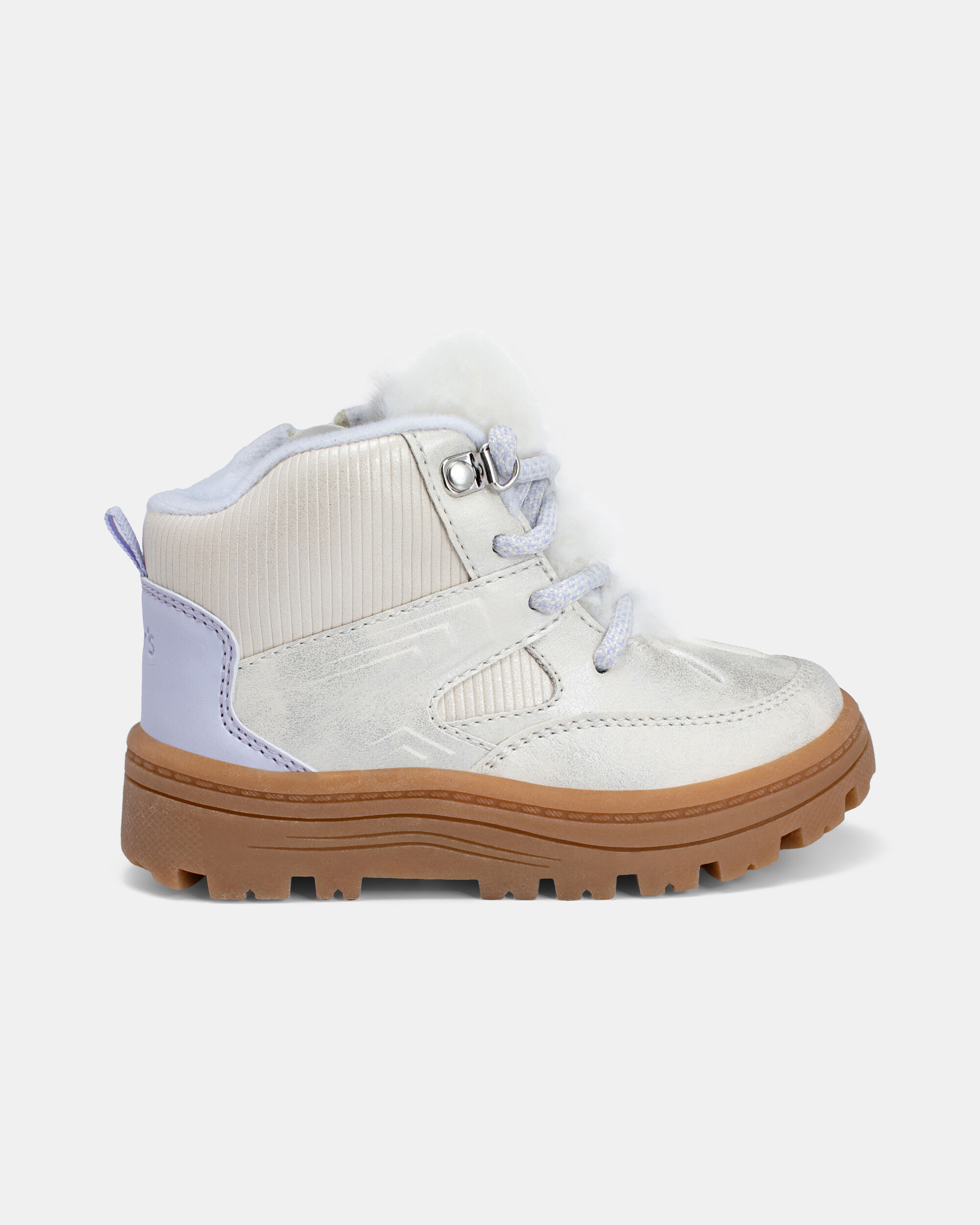 Toddler Girl Fashion Boots -Cream