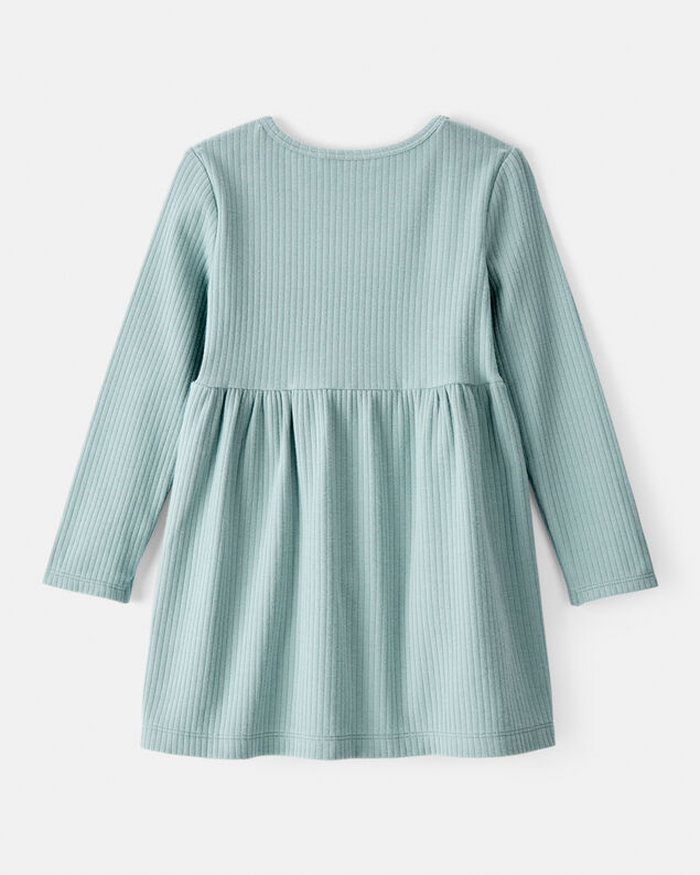 Product image 2 of Toddler Girl Long-Sleeve Dress - Green