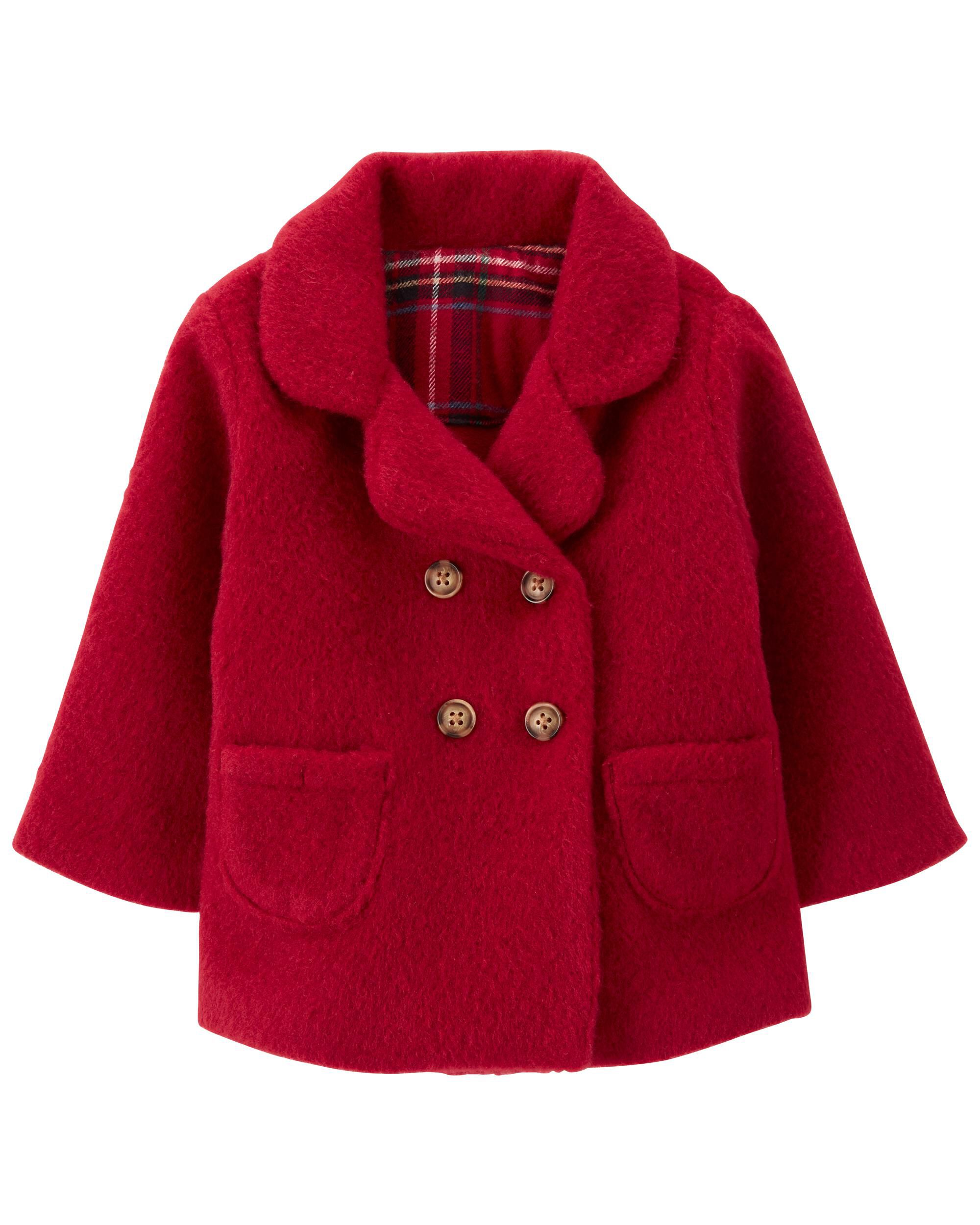 Baby Fleece Lined Peacoat Carter s Carter s