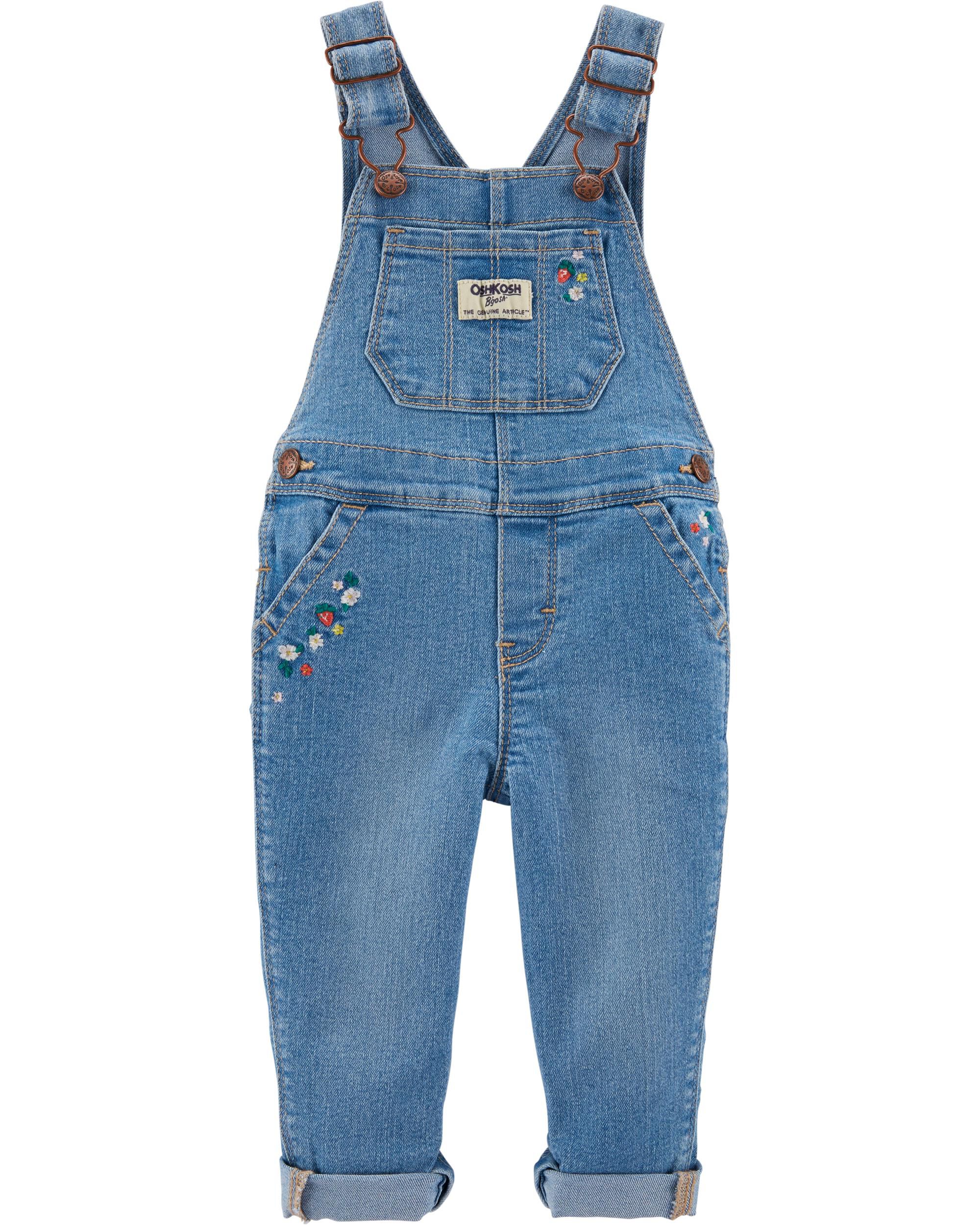 bib overalls with flowers
