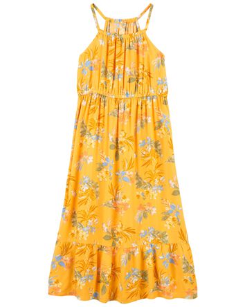Kid Floral Print LENZING™ ECOVERO™ Maxi Dress