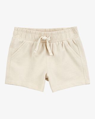Product image 1 of Baby Pull-On French Terry Shorts - Ivory