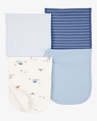 Product image 1 of Baby 4-Pack Burp Cloths