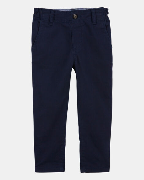 Toddler Boy Stretch Uniform Chinos