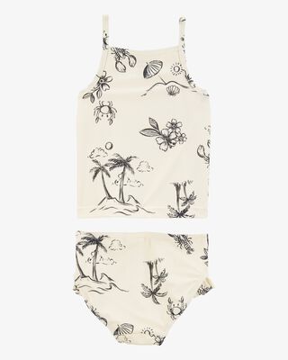 Product image 2 of Toddler 2-Piece Beach Print Tankini Set