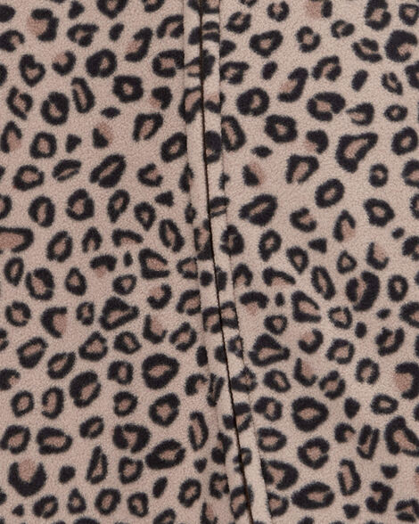 Product image 2 of Baby Leopard Zip-Up Fleece Footie Sleep & Play Pajamas