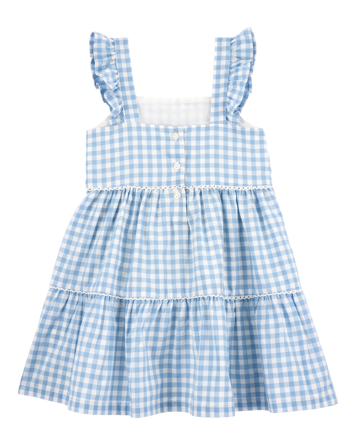 【organic zoo】Blue Gingham Dress 3-4y Blueberry Gingham Gather Dress | Organic Zoo