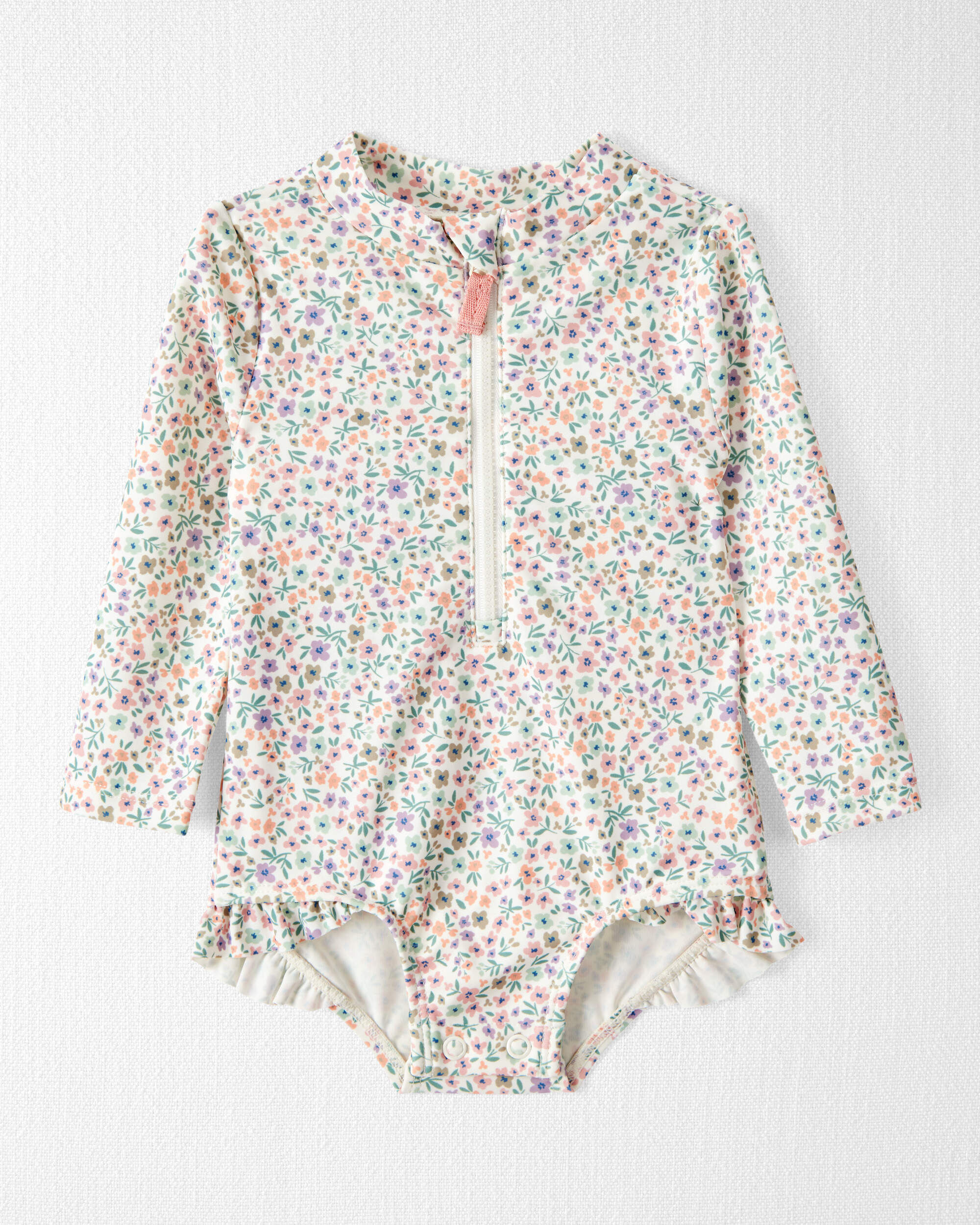 Baby Girl Recycled Ruffle Swimsuit