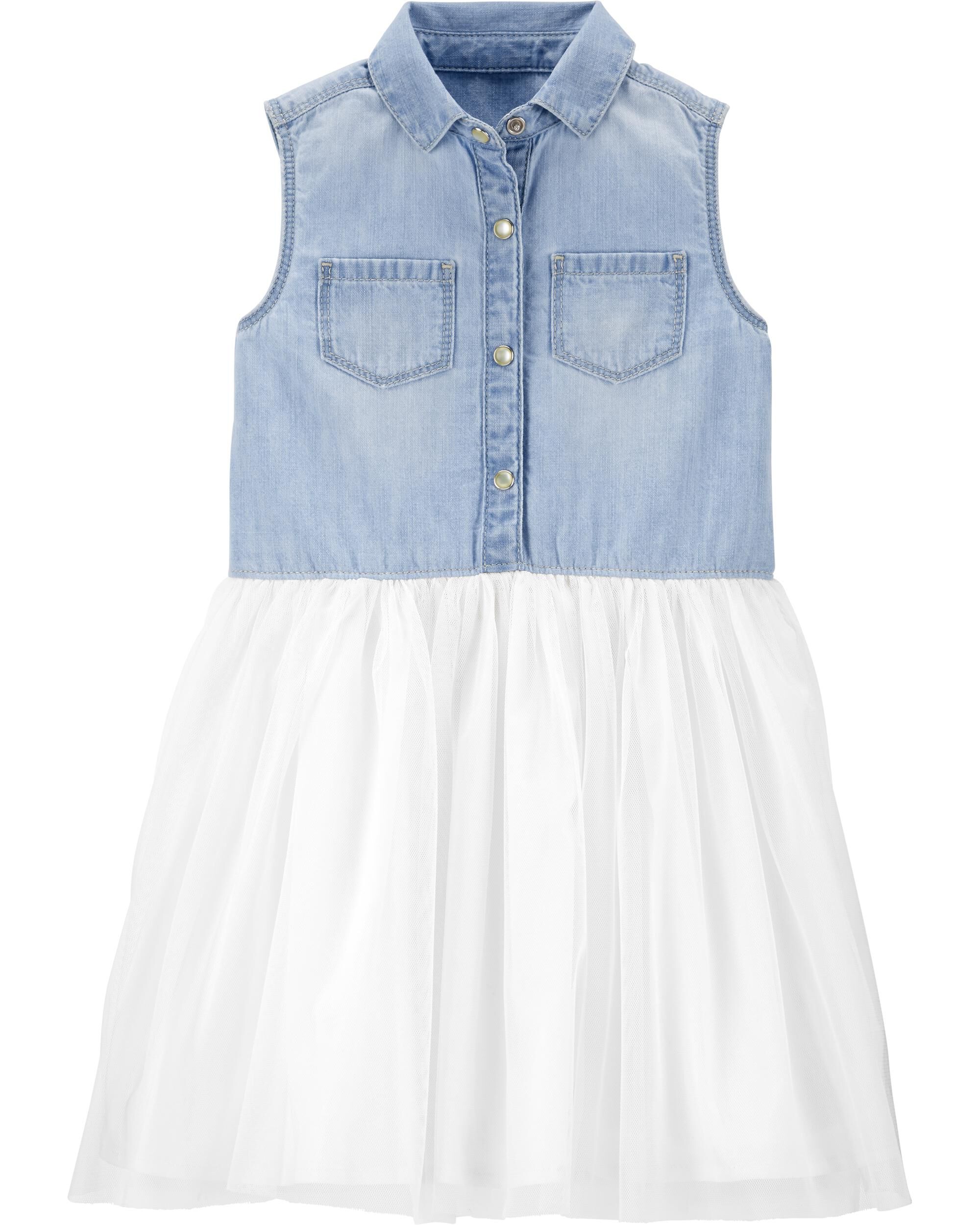 carters denim dress