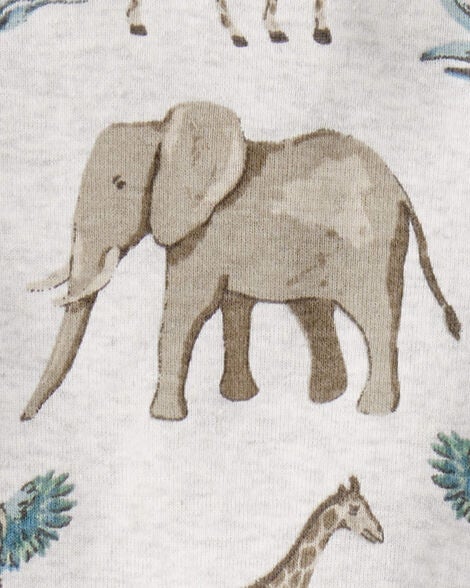  Product image 4 of Kid Safari Print Organic Cotton 2-Piece Pajamas