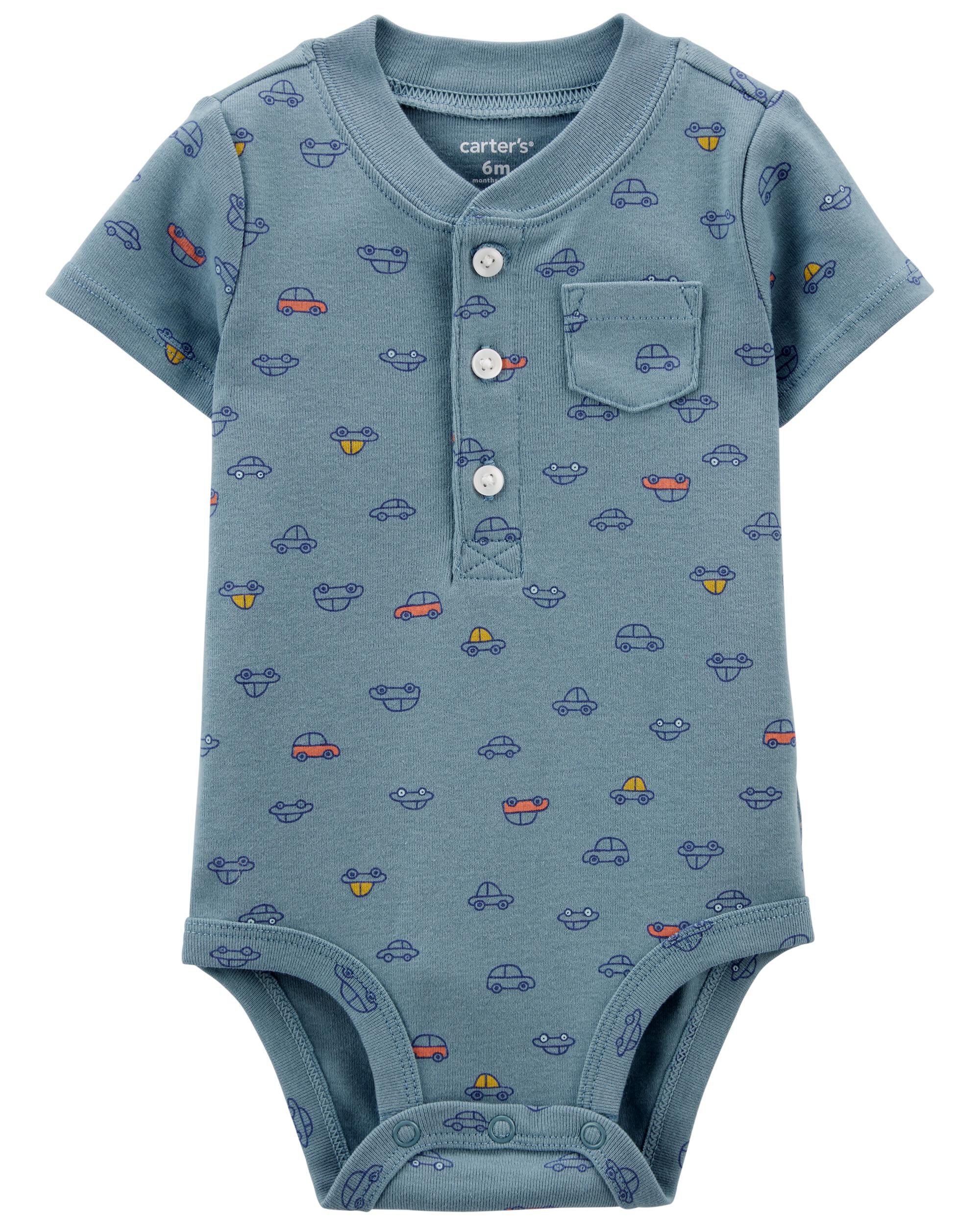 *DOORBUSTER* Car Henley-Style Bodysuit
