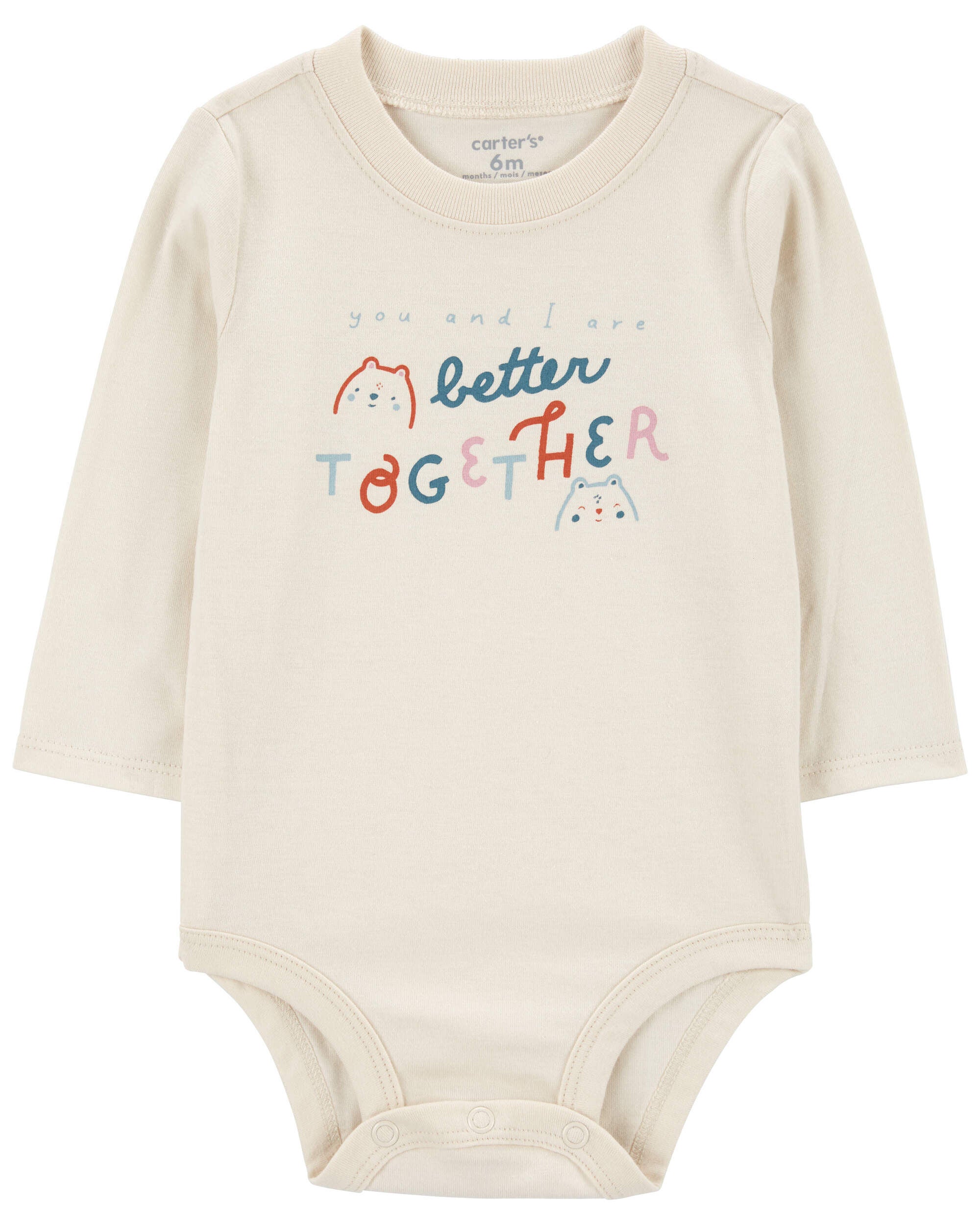 Baby Little Sister Short-Sleeve Bodysuit - Pink - Carter's