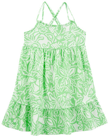Toddler Floral Gauze Dress