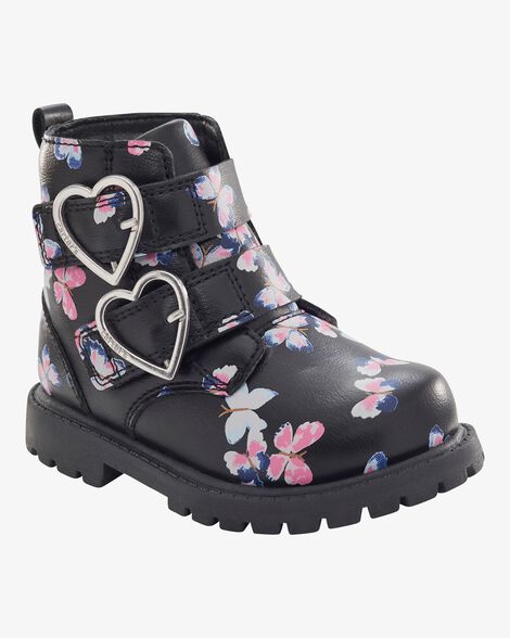  Product image 1 of Toddler Butterfly Heart Buckle Boots
