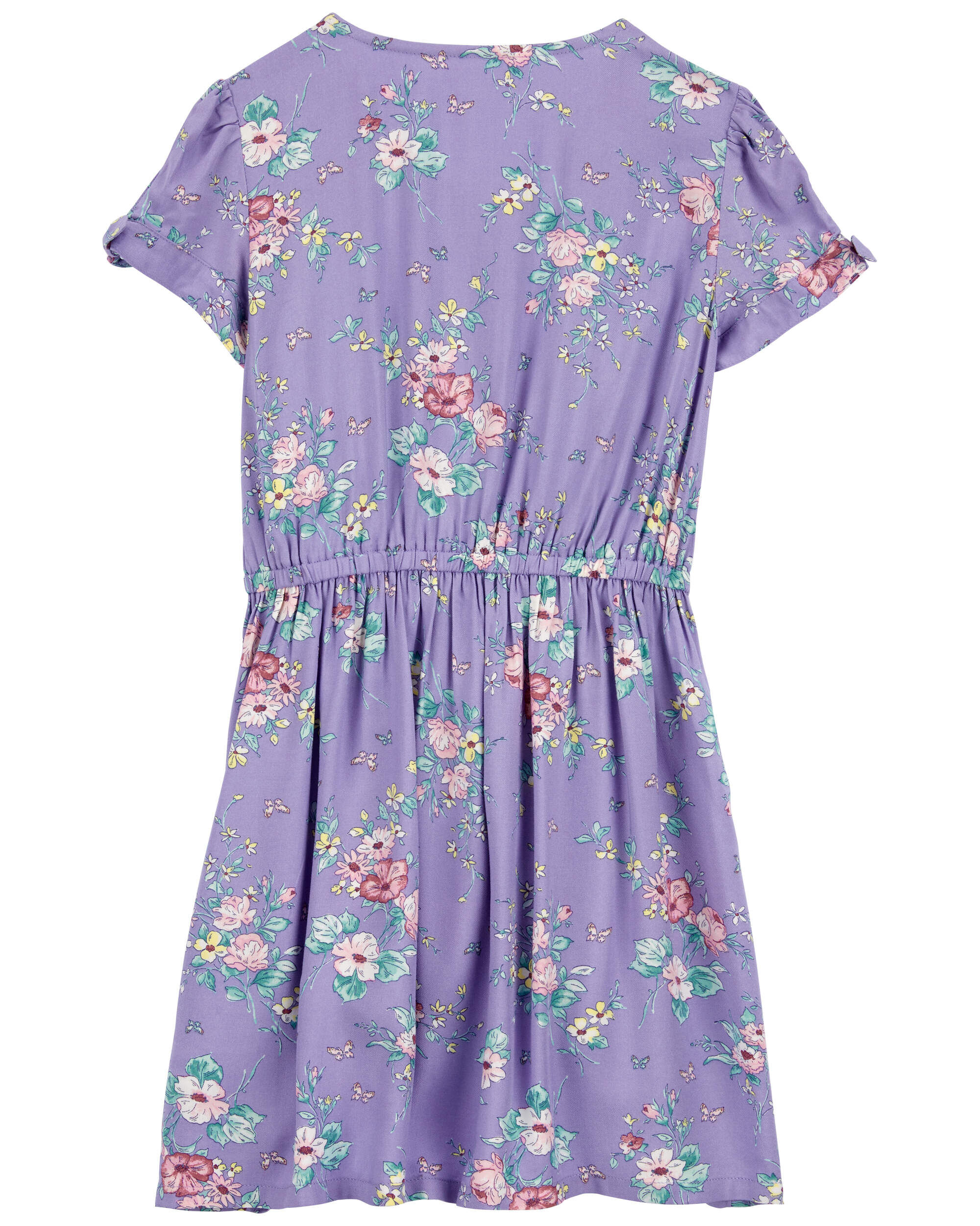Kid Button-Front Vintage Floral Dress - OshKosh | Carter's
