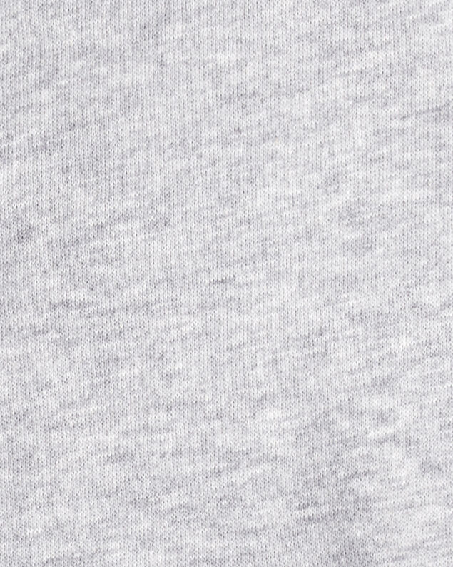 Product image 2 of Toddler Boy Solid Fleece Long-Sleeve Zip Hoodie - Grey