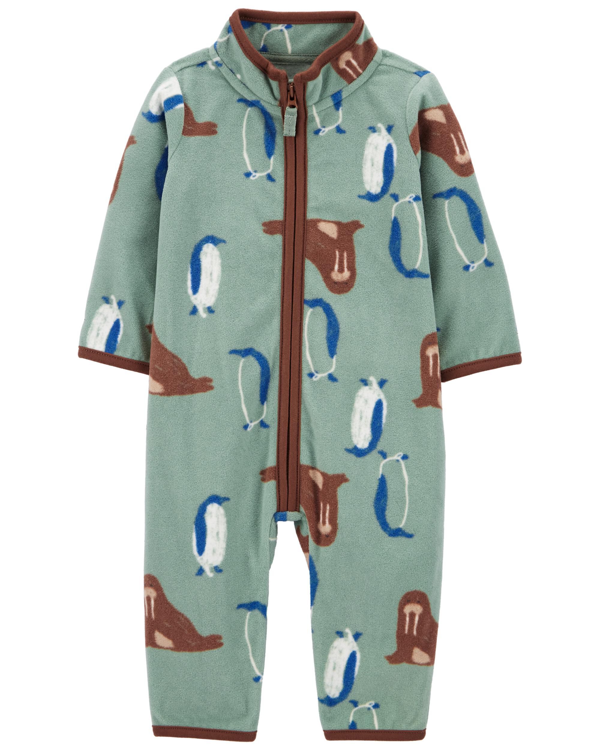 Baby Penguin Fleece Jumpsuit Carter s Carter s