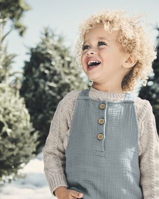 Product image 1 of Toddler Organic Cotton Gauze Overalls