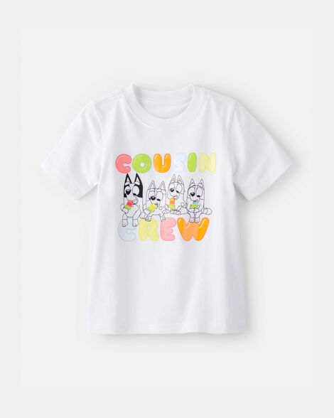 toddler bluey™ graphic tee - white