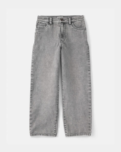 Boys Denim Straight Jeans - Grey