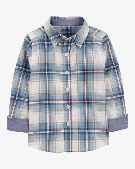 Product image 1 of Toddler Plaid Button-Front Shirt