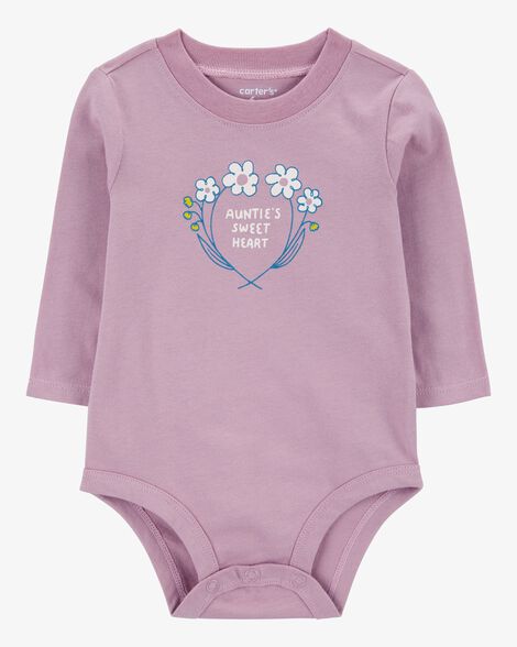  Product image 1 of Baby Auntie's Sweetheart Long-Sleeve Bodysuit 