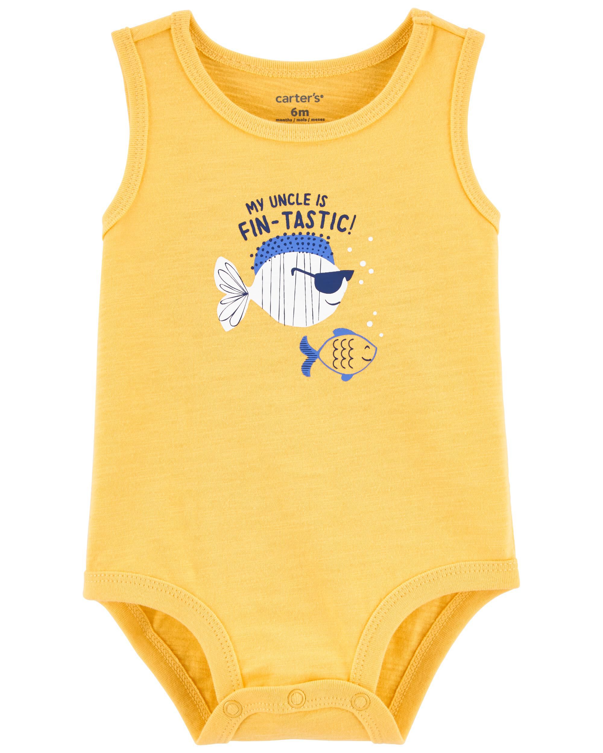 Infant Boys SizeN-24M Carters Summer Clothes Chameleon Snap-Up Romper $16 Value 