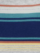 Grey - Toddler Striped Henley, Selected