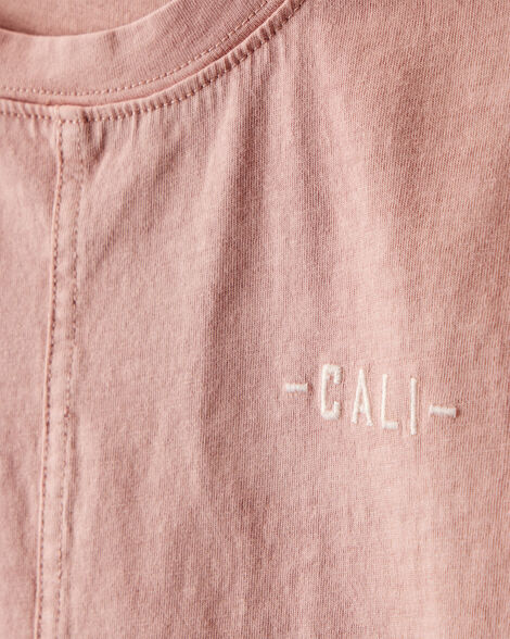 Product image 2 of Boys Cali Cotton Short-Sleeve Tee - Brown