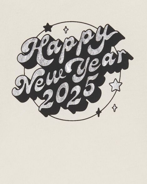 Product image 2 of Baby Happy New Year 2025 Long-Sleeve Bodysuit